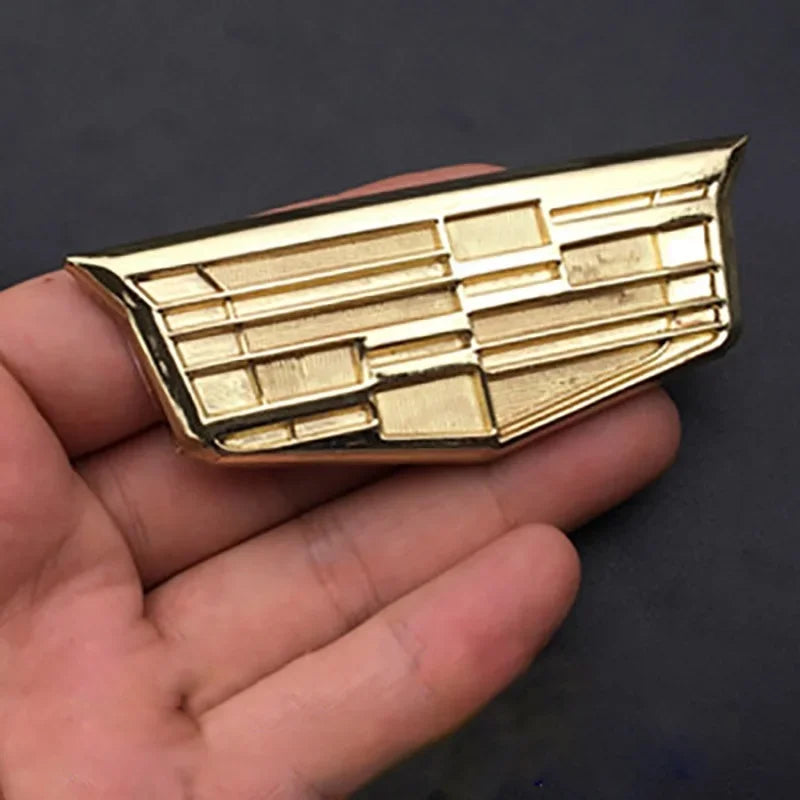3D Metal Car Emblem Fender Side Rear Trunk Badge Sticker for Cadillac Escalade DTS SRX XT5 XTS ATS BLS CT4 CT5 CT6 CTS SLR SLS