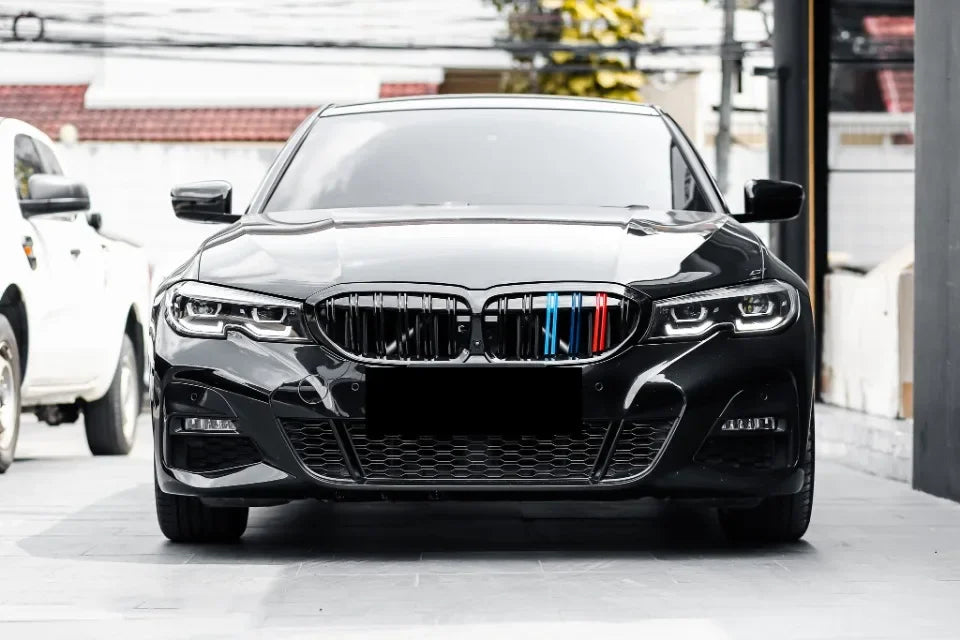 XVIP For BMW G20 3-Series G20 G21 G28 2019-2023 Front Bumper Hood Kidney Racing Grilles Replacement Black Diamond Meteor Style