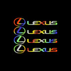 4Pcs Car vinyl Styling Door Handle Decor Stickers Decals Accessories For Lexus LS LC IS350 ES300h ES300 IS220d NX350h RX CT200h