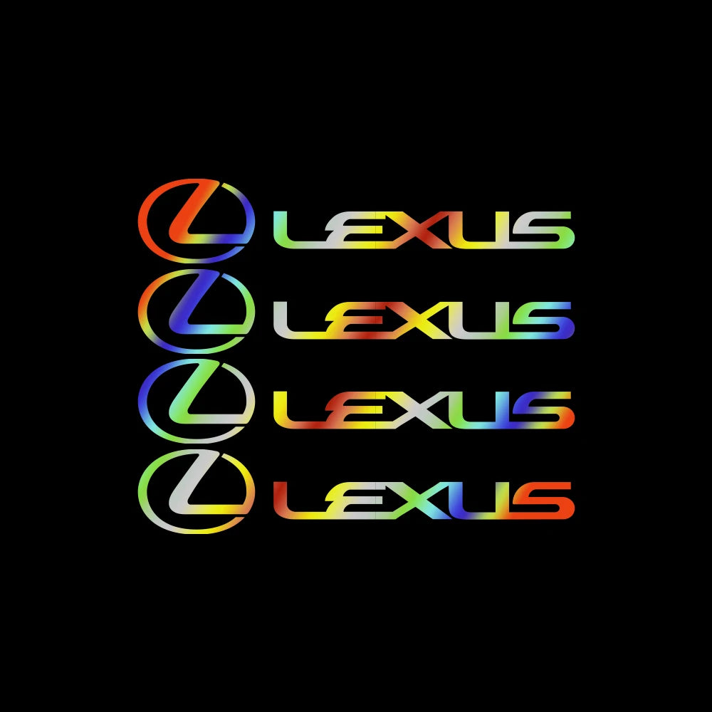 4Pcs Car vinyl Styling Door Handle Decor Stickers Decals Accessories For Lexus LS LC IS350 ES300h ES300 IS220d NX350h RX CT200h