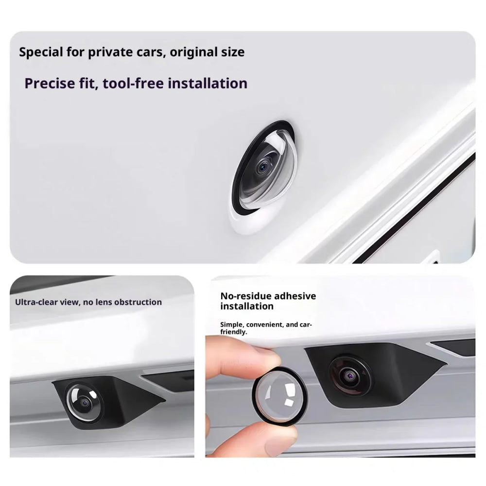 360 Reverse Cam Cover For Porsche Panamera 2015-2026 Anti-Scratch HD PC Lens Protector, Waterproof Easy Install Car Accessories