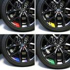 4Pcs 56mm Wheel Center Caps Emblem Badge Sticker Accessories For BMW G80 G06 G07 G42 G14 G15 G16 F82 F20 F21 F83 M2 M3 M4 M5 M8