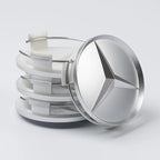 4PCS 75MM Car Wheel Center Hub Caps Tire Rim Covers Auto Accessories For Mercedes Benz CLA A180 W108 AMG CLK W201 W212 W213 W220