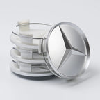 4PCS 75MM Car Wheel Center Hub Caps Tire Rim Covers Auto Accessories For Mercedes Benz CLA A180 W108 AMG CLK W201 W212 W213 W220