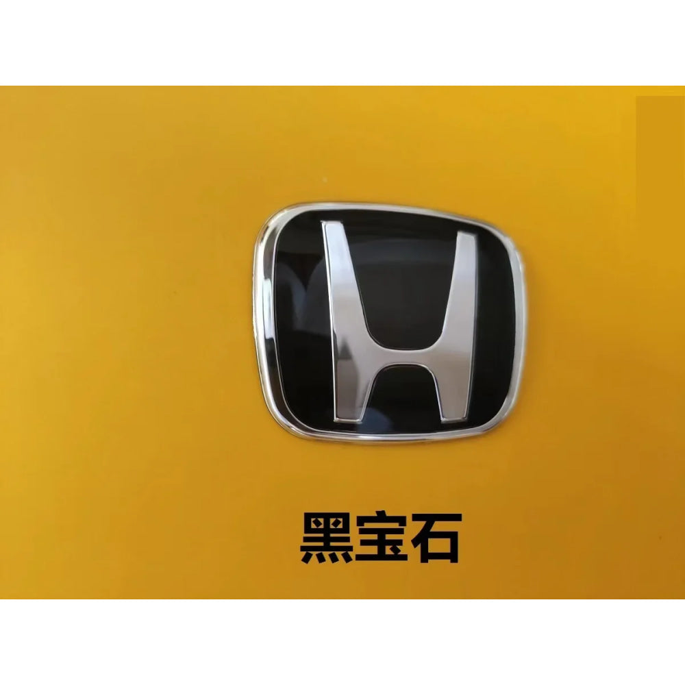 For Honda Civic Accord City H-Sticker Interior Modification CRV Jade Fit Acrylic Car Steering Wheel Emblem Odyssey Hybrid