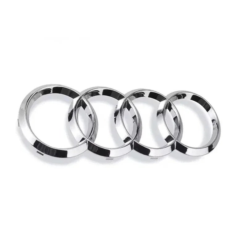 4 Rings ABS Car Front Hood Emblem Bonnet Rear Logo For Audi A3 A4 B8 8P A6 C7 A5 Q5 B7 B6 B9 SLINE QUTTRO RS Q3 Q7 S3 S4 S5 S6