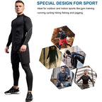 Camiseta deportiva de culturismo para hombre, camiseta para correr de secado rápido, Top de compresión de manga larga, camiseta de gimnasio para hombre, camiseta ajustada para Fitness Rashgard