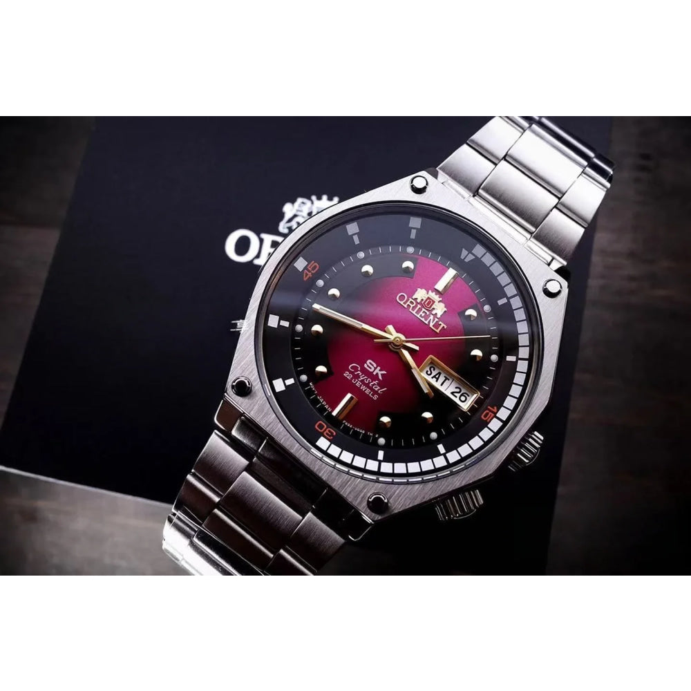 Mechanical Watch All Men's Mechanical Watch Night Light Display Waterproof Hollow Dial Full Function Orient WAtch