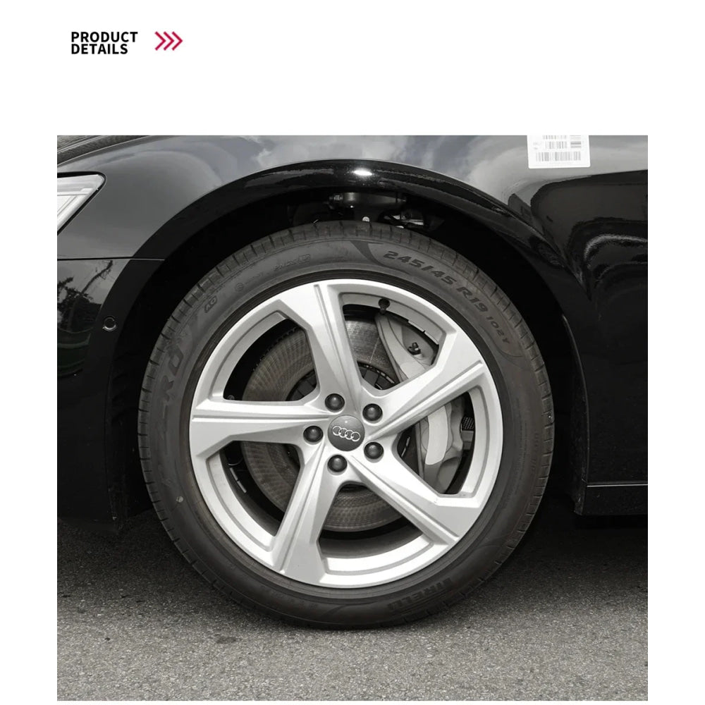 For Audi A8 A5 A6 C5 C6 C7 A7 A1 A3 A4 B5 Q3 Q5 Q7 TT 4pcs 60mm 61mm 68mm 69mm Car Wheel Hub Center Caps Rim Cover Accessories