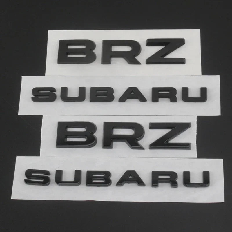 ABS Car Rear Trunk Sticker Emblem for Subaru WRX BRZ STI XV FORESTER IMPREZA LEGACY OUTBACK Auto Body Tail Letter Badge Decal