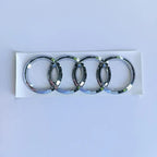 Modified Sticker for Audi RS3 2016 2017 2018 2019 2020 Sline Emblem ABS Glossy Black Silver Car Front Grille Rear Trunk Badge