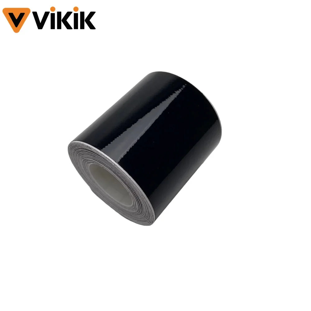 3/5/7/10CM Black Glossy Vinyl Stripes Car Tape Waterproof Window Trim Film for Hood Roof Pillar