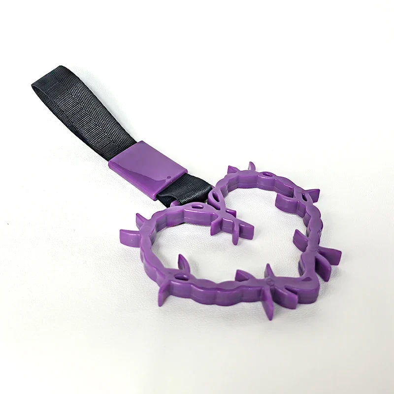 JDM Racing New Handle Hand Strap Heart Ring Styling Drift Charm Strap Drift Auto Accessories Car Strap Front and Rear Bumper Dec
