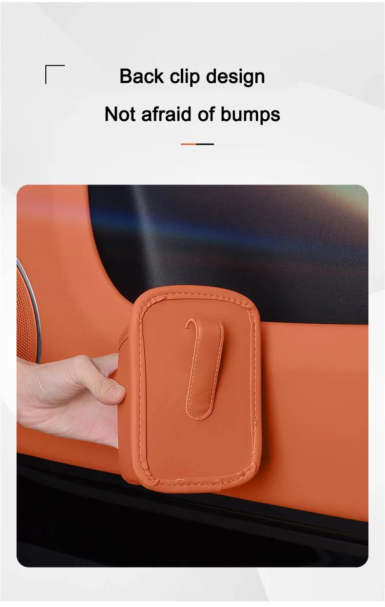 For Toyota Car Door Water Cup Holder Back Seat Drink Rack Leather Storage  Corolla Yaris Prius Camry Auris Avensis car sticker