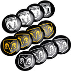 56MM Car Wheel Center Cover Sticker Hub Cap Accessories For Dodge Durango Caliber Dakota Neon SRT SXT Nitro Avenger Dart Viper
