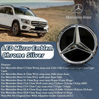 3D Front Grille Star Emblems Logo For Mercedes Benz C W205 A W177 S W217 SL CLA CLS GLA GLB Car Accessories
