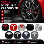 Hot 4pcs 56mm Car Wheel Center Hub Stickers Cap Emblem Cover Tesla Model 3 Model S Model X Y Juniper Roadster Wye Accessories