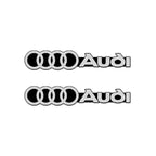 3D Aluminum Car Audio Logo Speaker Emblem Badge Sticker For Audi A3 A4 A5 A6 A7 A1 Q2 Q4 Q3 Q5 Q7 Q8 S3 S4 S5 S6 TT Accessories
