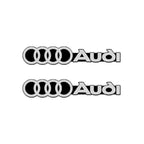 3D Aluminum Car Audio Logo Speaker Emblem Badge Sticker For Audi A3 A4 A5 A6 A7 A1 Q2 Q4 Q3 Q5 Q7 Q8 S3 S4 S5 S6 TT Accessories