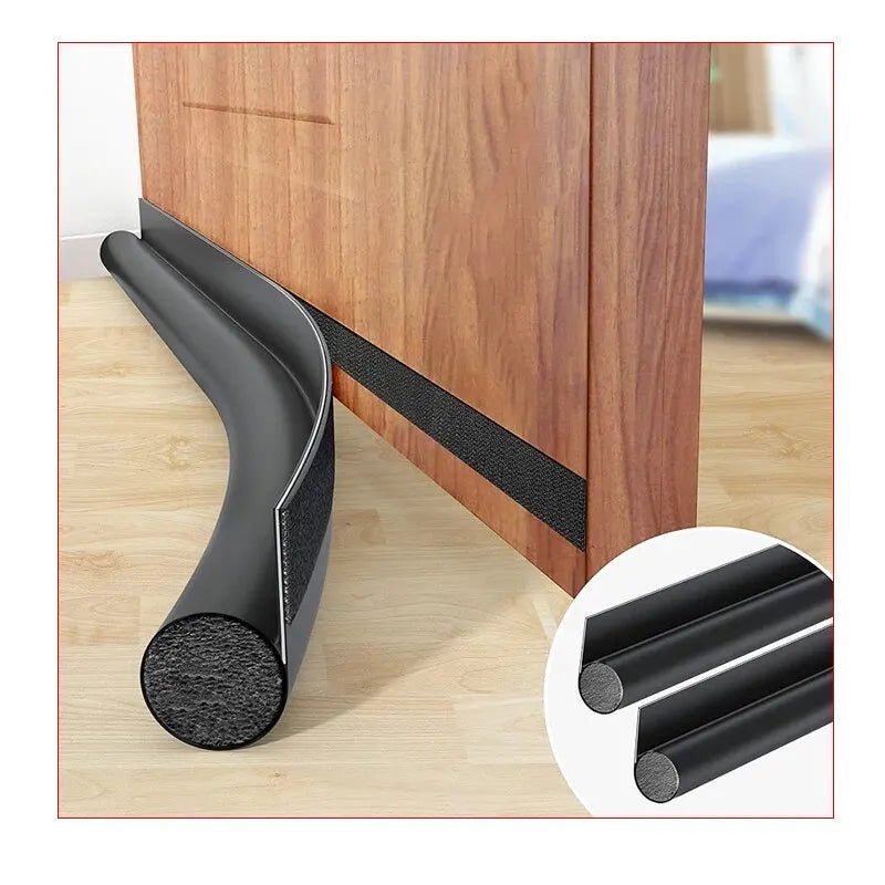 A Sealing Strip Door Seam Door Bottom Sealing Strip Sound Insulation Wind Strip Foam Tape Bedroom Door Gap Waterproof Handwork - VibraStore