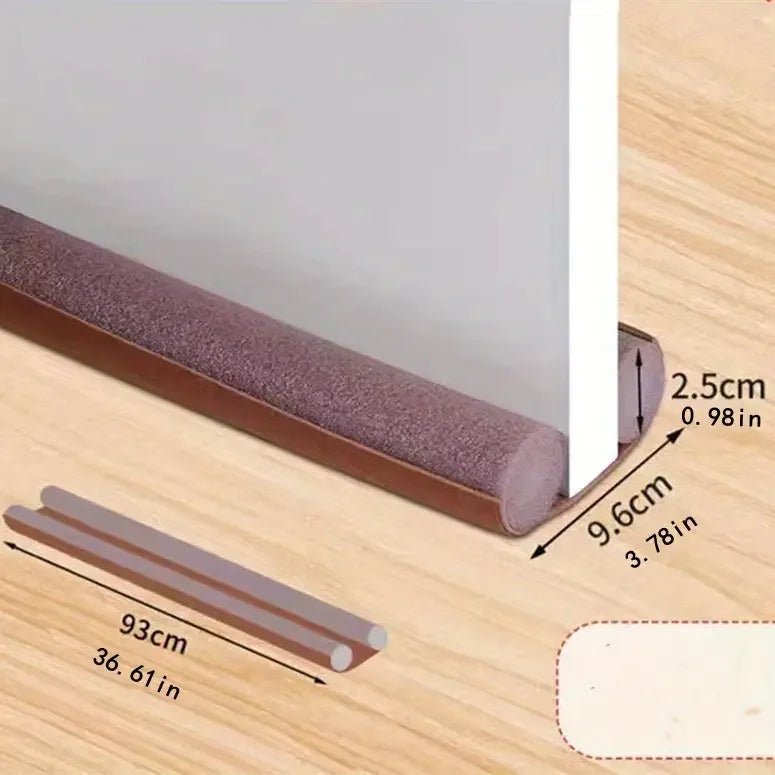A Sealing Strip Door Seam Door Bottom Sealing Strip Sound Insulation Wind Strip Foam Tape Bedroom Door Gap Waterproof Handwork - VibraStore