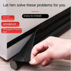 A Sealing Strip Door Seam Door Bottom Sealing Strip Sound Insulation Wind Strip Foam Tape Bedroom Door Gap Waterproof Handwork - VibraStore