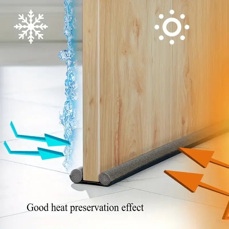 A Sealing Strip Door Seam Door Bottom Sealing Strip Sound Insulation Wind Strip Foam Tape Bedroom Door Gap Waterproof Handwork - VibraStore