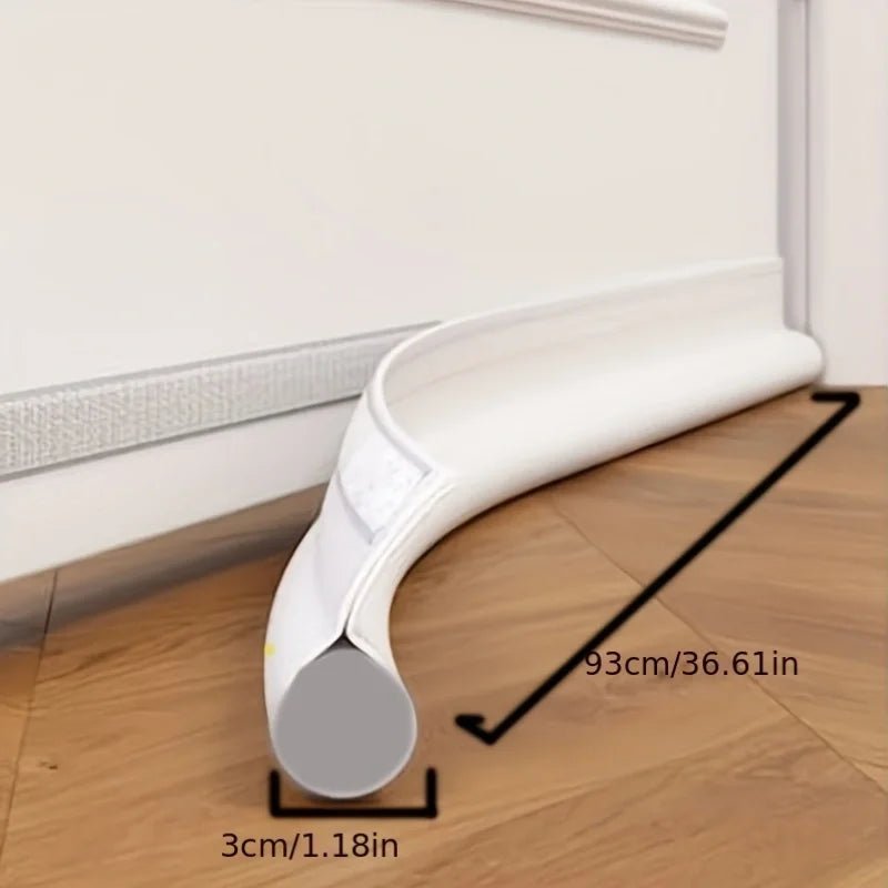 A Sealing Strip Door Seam Door Bottom Sealing Strip Sound Insulation Wind Strip Foam Tape Bedroom Door Gap Waterproof Handwork - VibraStore