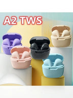 A2Pro TWS True Wireless Bluetooth Macaron Headphones V5.3 Ultra - long Battery Life and Stereo Low - latency Gaming Sports Headset - VibraStore
