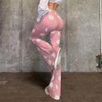 Abstract Print Slim Leggings Yoga Pants Casual Trousers Long Pants Fashionable Autumn Winter New Arrival Women's Clothing - VibraStore