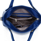 Women 4Pcs Top Handle Satchel Hobo PU Leather Handbag Set Large Tote   Purse   Shoulder Bag   Card Holder