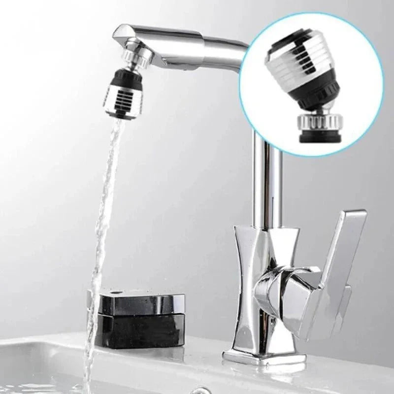 Accesorio de boquilla de grifo de ahorro de agua giratorio de grados, difusor de agua, grifo de cocina, rociador, adaptador, pie - VibraStore