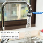 Accesorio de boquilla de grifo de ahorro de agua giratorio de grados, difusor de agua, grifo de cocina, rociador, adaptador, pie - VibraStore