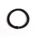 Accessories Thick Leather Cover Durable Base Rubber Hair Rope Headdress - VibraStore