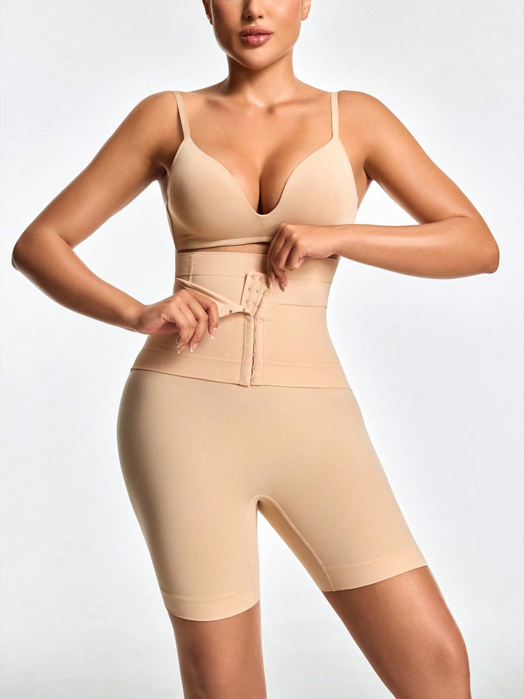 Adjustable 3 - Level Closure Shapewear Shorts - Tummy & Waist Control With Natural Butt - Lift - VibraStore