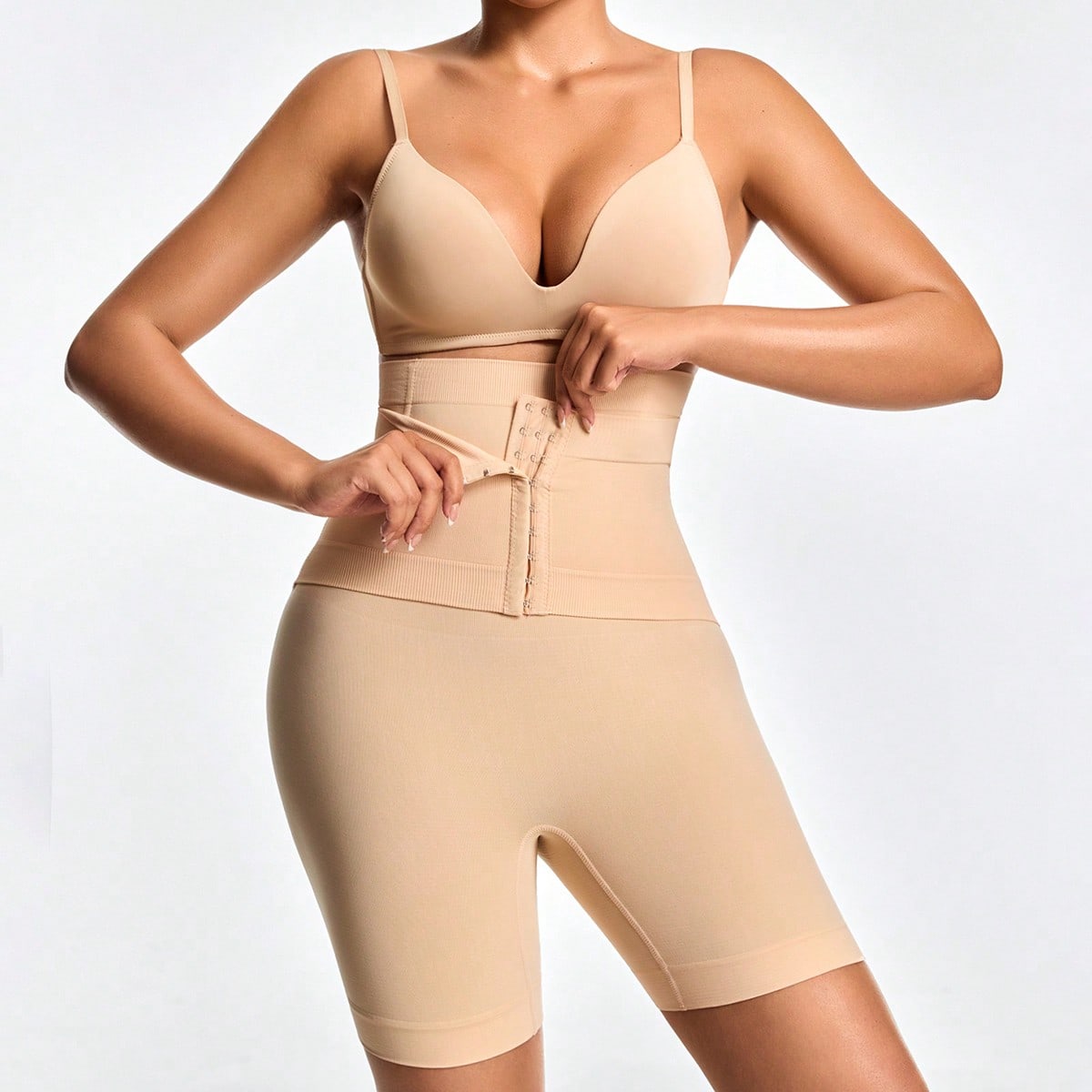 Adjustable 3 - Level Closure Shapewear Shorts - Tummy & Waist Control With Natural Butt - Lift - VibraStore