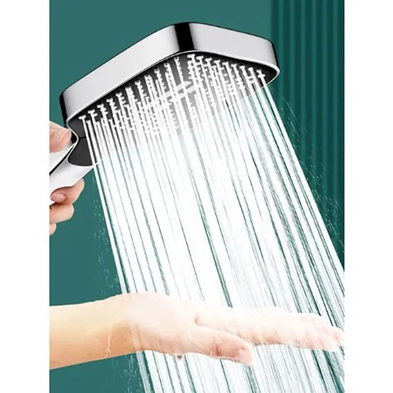 Adjustable Shower Head 3 Mode Rainfall Shower Large Flow Showerhead High Pressure Water Saving Shower Mixer Bathroom Accessories - VibraStore