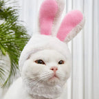 Adorable Rabbit Cat Headgear for Small Dogs & Cats - Perfect Pet Party Costume and Accessory - VibraStore
