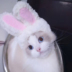 Adorable Rabbit Cat Headgear for Small Dogs & Cats - Perfect Pet Party Costume and Accessory - VibraStore