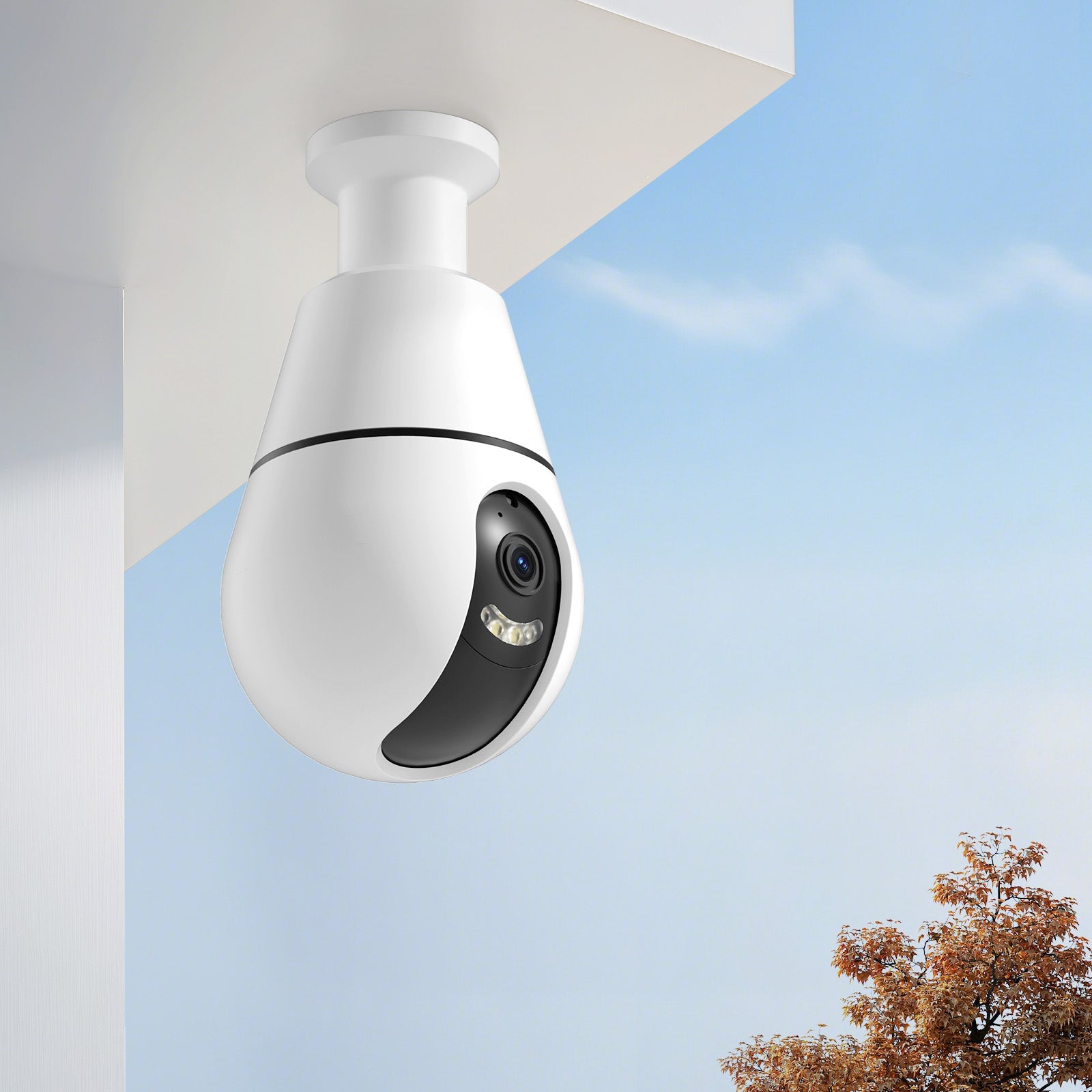 AI Detection 360 Degree HD 3MP CCTV Video Light Bulb E27 IP Wireless Mini Security Hidden Wifi Camera - VibraStore