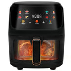 Air Fryer 7.5QT, Digital Touch Screen, Visible Window - VibraStore