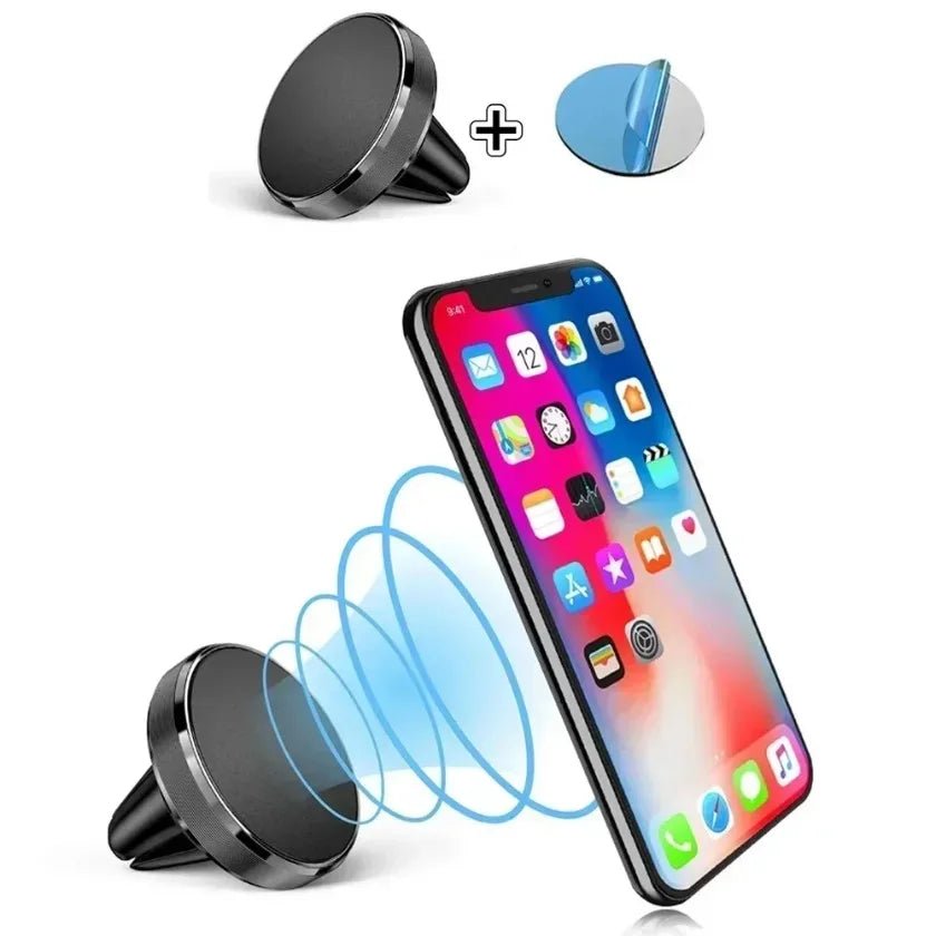 Air Vent Magnet Smartphone Mobile Stand Cell GPS Support Magnetic Car Phone Holder For iPhone 12 13 14 15 16 Pro Xiaomi Samsung - VibraStore
