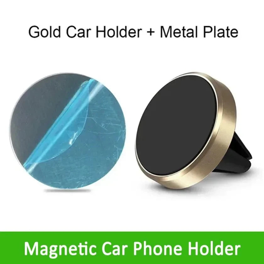 Air Vent Magnet Smartphone Mobile Stand Cell GPS Support Magnetic Car Phone Holder For iPhone 12 13 14 15 16 Pro Xiaomi Samsung - VibraStore