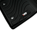 All - Weather TPE Front And Rear Row Floor Liners Floor Mats Fit For Toyota Tundra CrewMax Cab 2022 - 2025, Custom Fit Tundra Car Mats 20484 - VibraStore