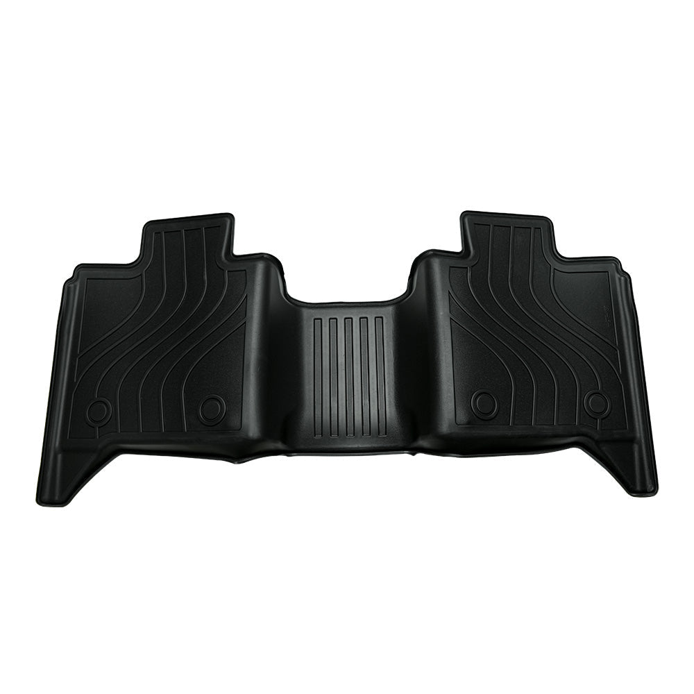 All - Weather TPE Front And Rear Row Floor Liners Floor Mats Fit For Toyota Tundra CrewMax Cab 2022 - 2025, Custom Fit Tundra Car Mats 20484 - VibraStore