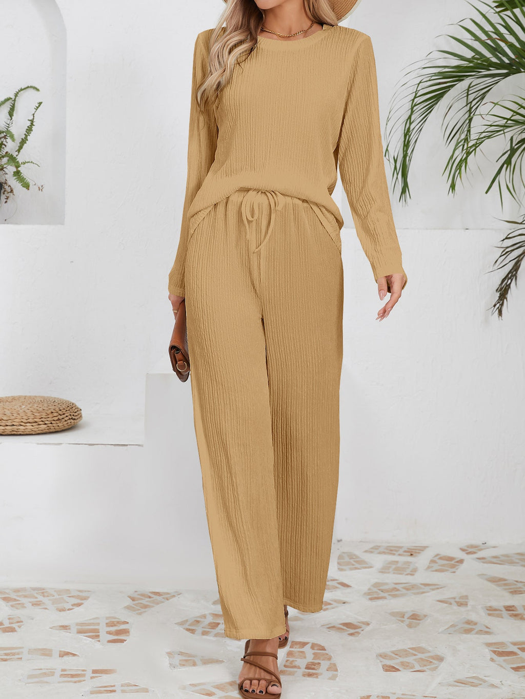 Autumn And Winter New Knitted Jacquard Long Comfort And Casual Loose Outfit - VibraStore