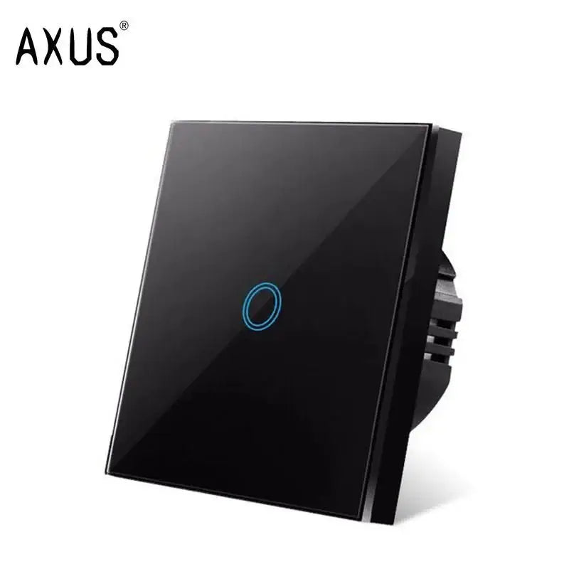AXUS EU Touch Switch Led Panel Wall Light Switches Tempered Crystal Glass Lamp Sensor Switch 1/2/3 Gang Interruttore AC100 - 240V - VibraStore