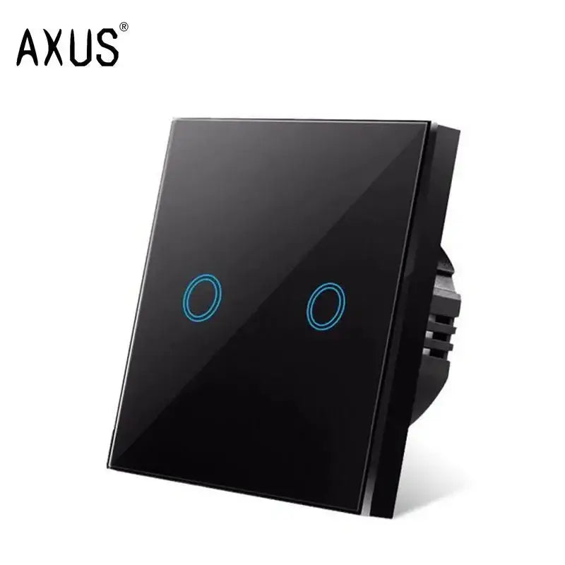 AXUS EU Touch Switch Led Panel Wall Light Switches Tempered Crystal Glass Lamp Sensor Switch 1/2/3 Gang Interruttore AC100 - 240V - VibraStore