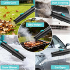 Cordless 6 Speed Mode Leaf Blowers With 2 X Batteries And Charger For Patio Cleaning, Lawn Care, Blowing Leaves