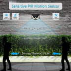 Solar Lights Outdoor Waterproof - Flood Lights With Motion Sensor, Courtyards, LED Solar Light For Streets, Courtyards,Parking Garages